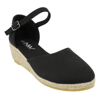 Alpargata New Walk Yute Negra 8 Alpargata New Walk Yute Negra