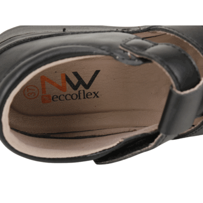 Sandalia New Walk Franciscana Negra 10 Sandalia New Walk Franciscana Negra