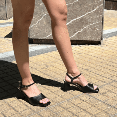 Alternative view of Sandalia Exs Fiesta Cuero Negro