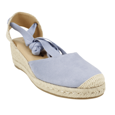 Alpargata Agua de Coco Ema Lazos Celeste