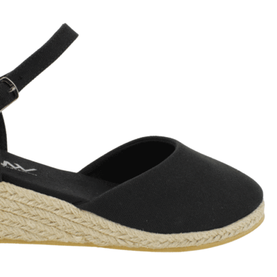 Alpargata New Walk Yute Negra 10 Alpargata New Walk Yute Negra