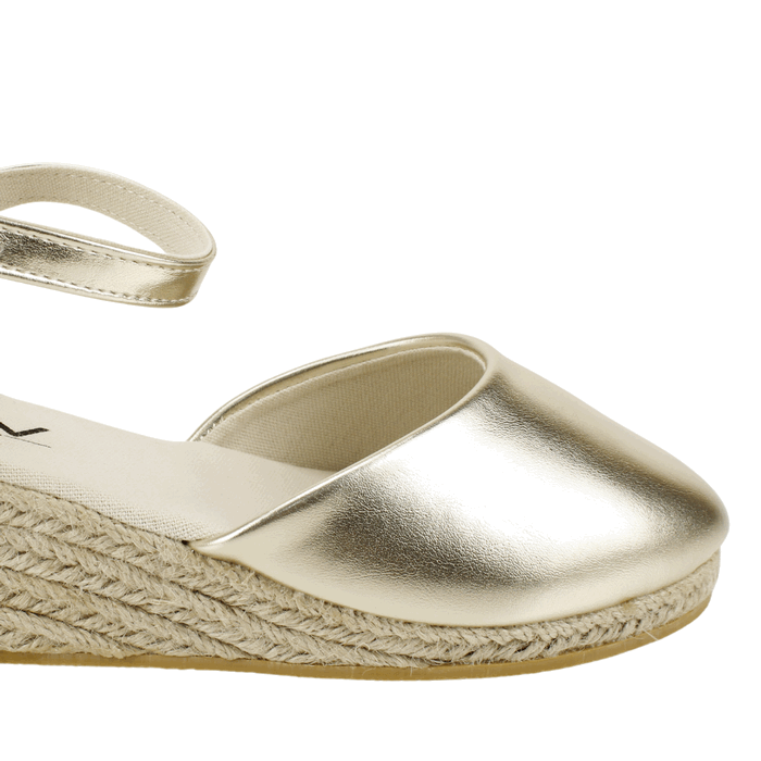 Alpargata New Walk Yute Dorada 5 Alpargata New Walk Yute Dorada