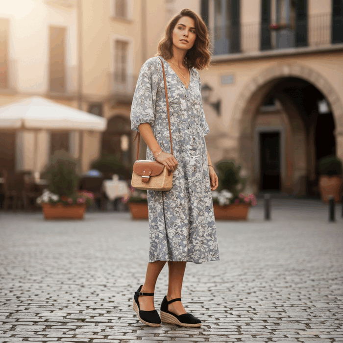 Alpargata New Walk Yute Negra 2 Alpargata New Walk Yute Negra