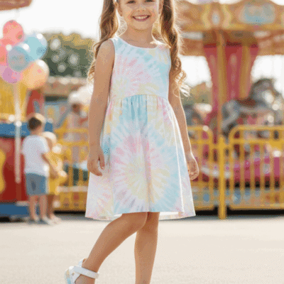 Sandalia Nat Geo Kids Arcoíris Blanca