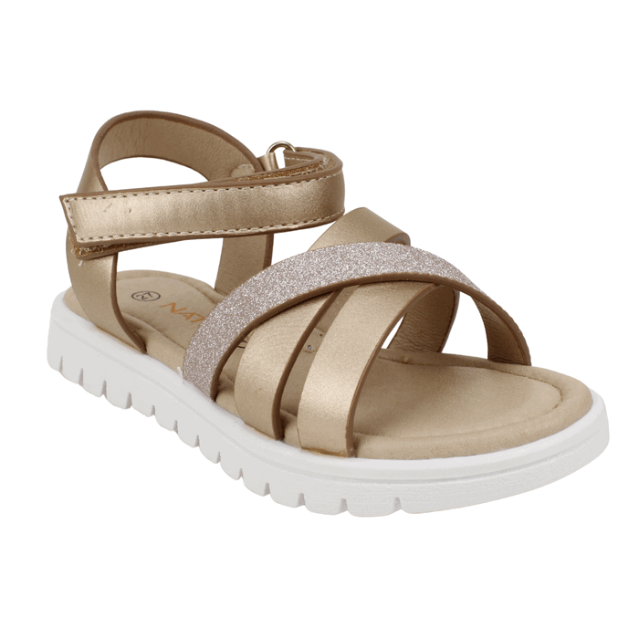 Sandalia Nat Geo Kids Brillos Dorada 3 Sandalia Nat Geo Kids Brillos Dorada