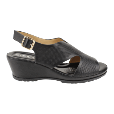 Sandalia New Walk Texturas Negra