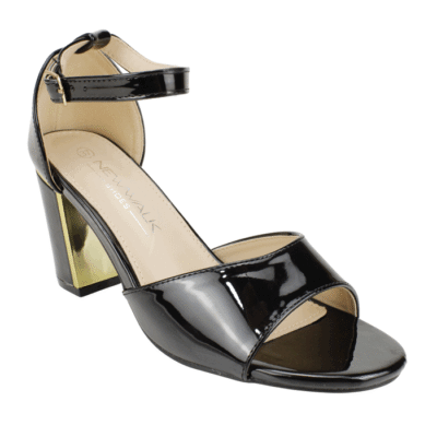 Sandalia New Walk Elegante Negra