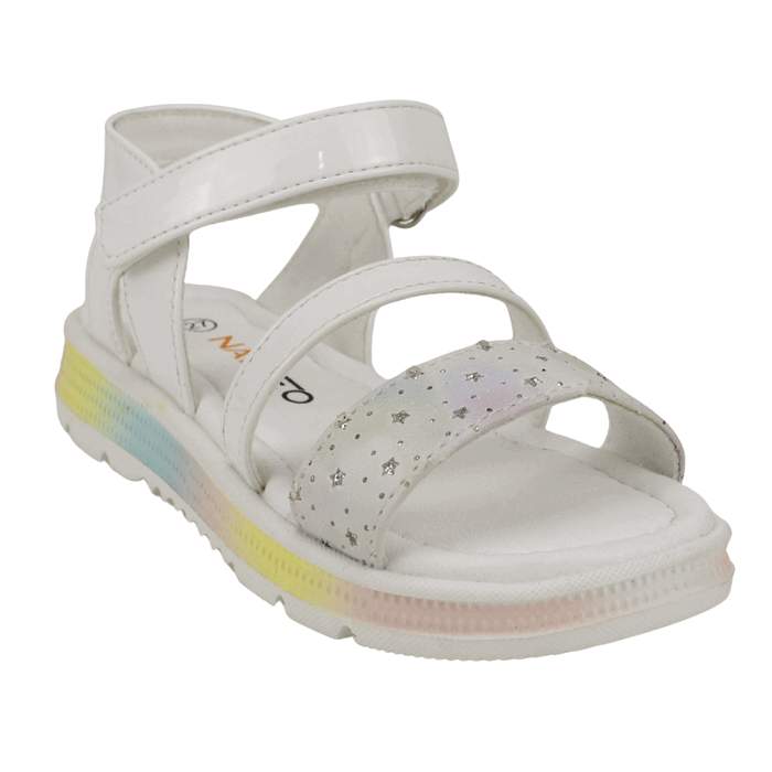 Sandalia Nat Geo Kids Arcoíris Blanca 3 Sandalia Nat Geo Kids Arcoíris Blanca