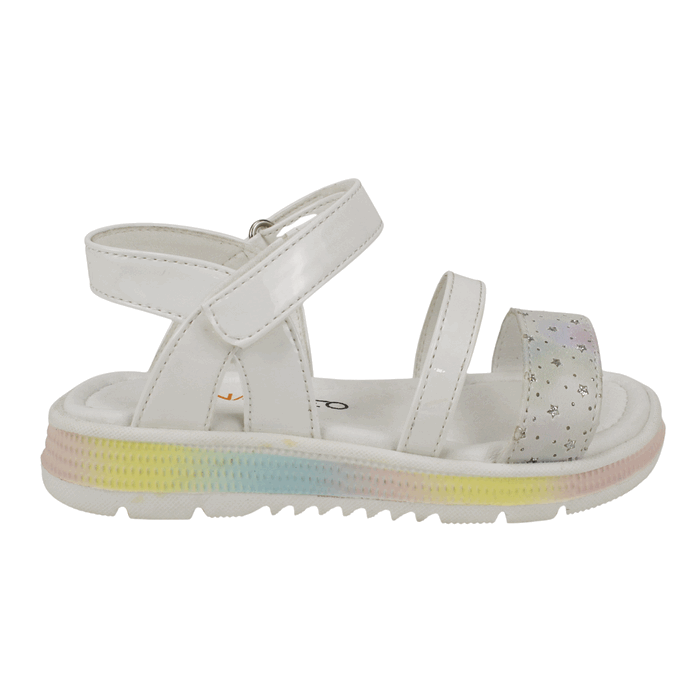 Sandalia Nat Geo Kids Arcoíris Blanca 1 Sandalia Nat Geo Kids Arcoíris Blanca