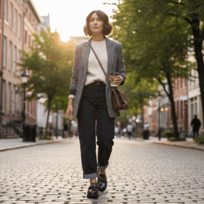 Alternative view of Mocasín New Walk Broche Confort Café