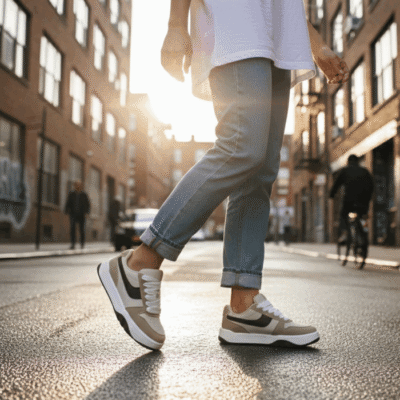 Alternative view of Zapatilla New Walk Skate Beige