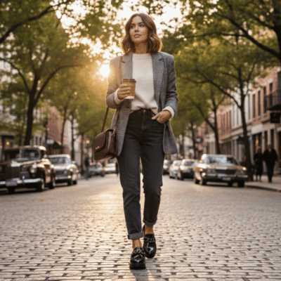 Alternative view of Mocasín New Walk Broche Confort Negro