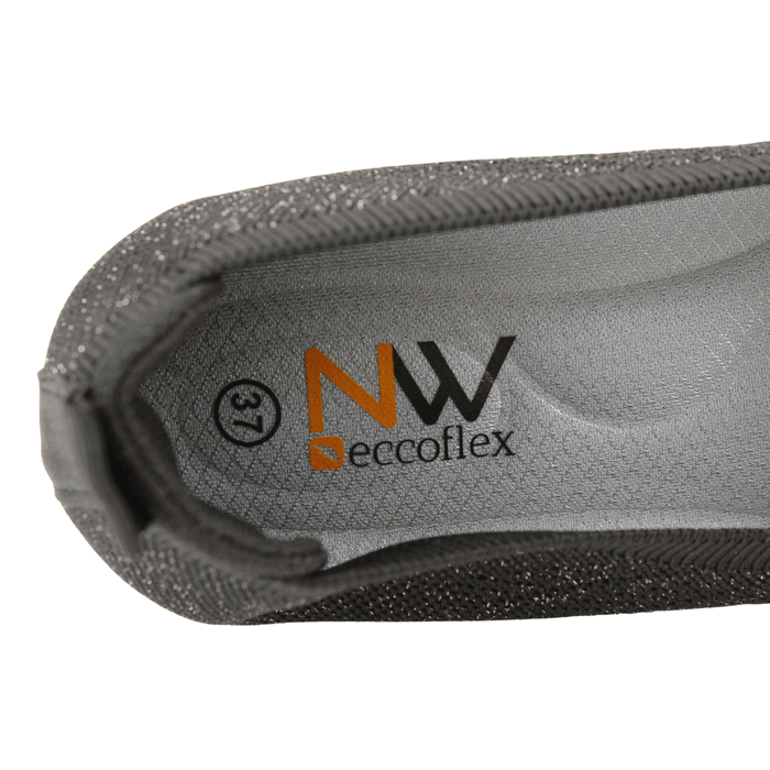 Zapatilla New Walk Slip On Confort Negra 5 Zapatilla New Walk Slip On Confort Negra - Imagen 5