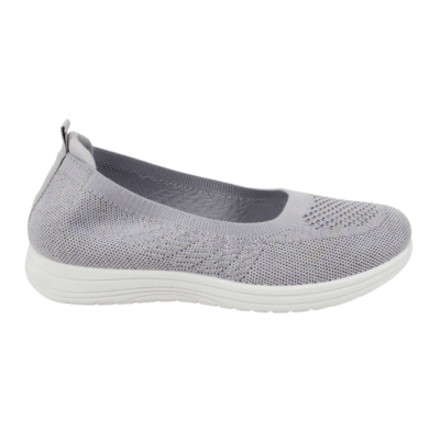 Zapatilla New Walk Slip On Confort Gris