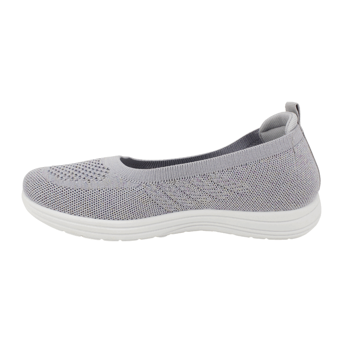 Zapatilla New Walk Slip On Confort Gris 4 Zapatilla New Walk Slip On Confort Gris - Imagen 4