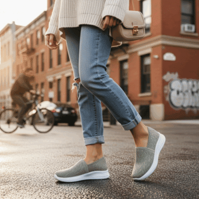 Alternative view of Zapatilla New Walk Transpirable Confort Verde