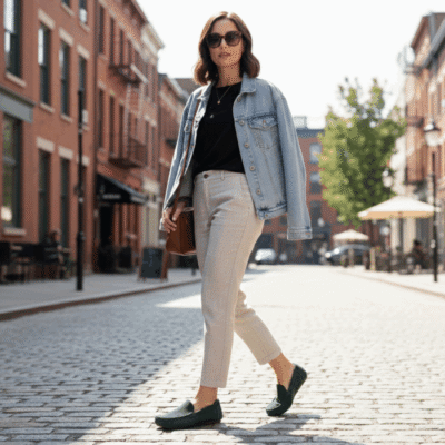 Alternative view of Mocasín New Walk Slip On Confort Verde