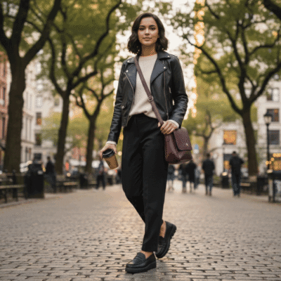 Alternative view of Mocasín New Walk Plataforma Confort Negro