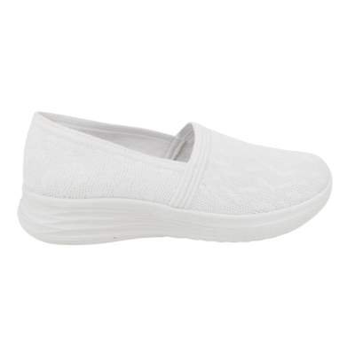Zapatilla New Walk Transpirable Confort Blanca