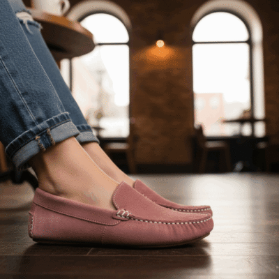 Alternative view of Mocasín New Walk Slip On Confort Rosa