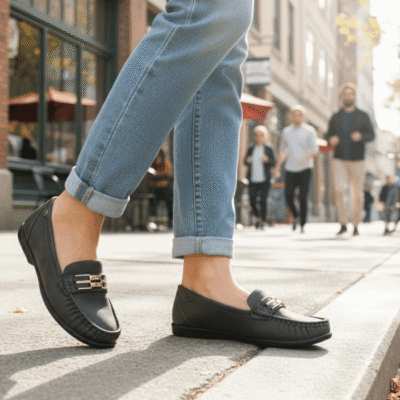 Alternative view of Mocasín New Walk Hebilla Gris