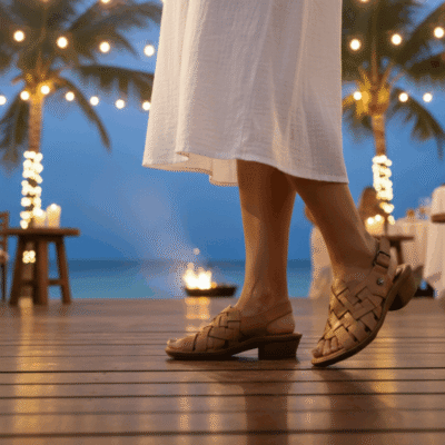 Alternative view of Sandalia Exs Trenzada Cuero Camel