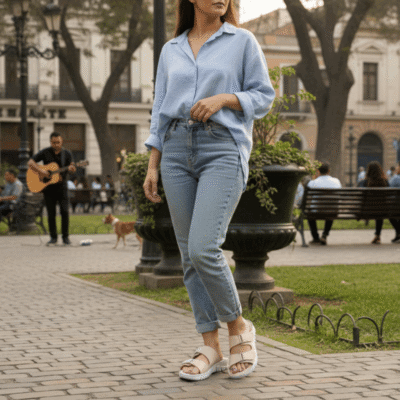 Alternative view of Sandalia Exs Confort Altea Cuero Nude