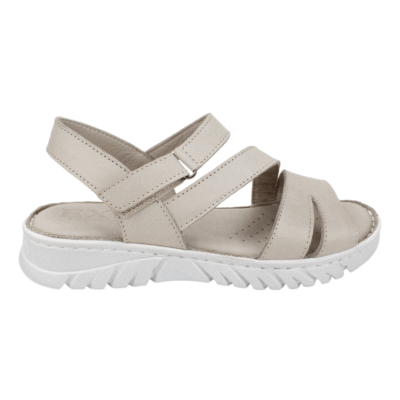 Sandalia Exs Confort Siena Cuero Gris