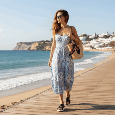 Alternative view of Sandalia New Walk Anatómica Velcro Negra