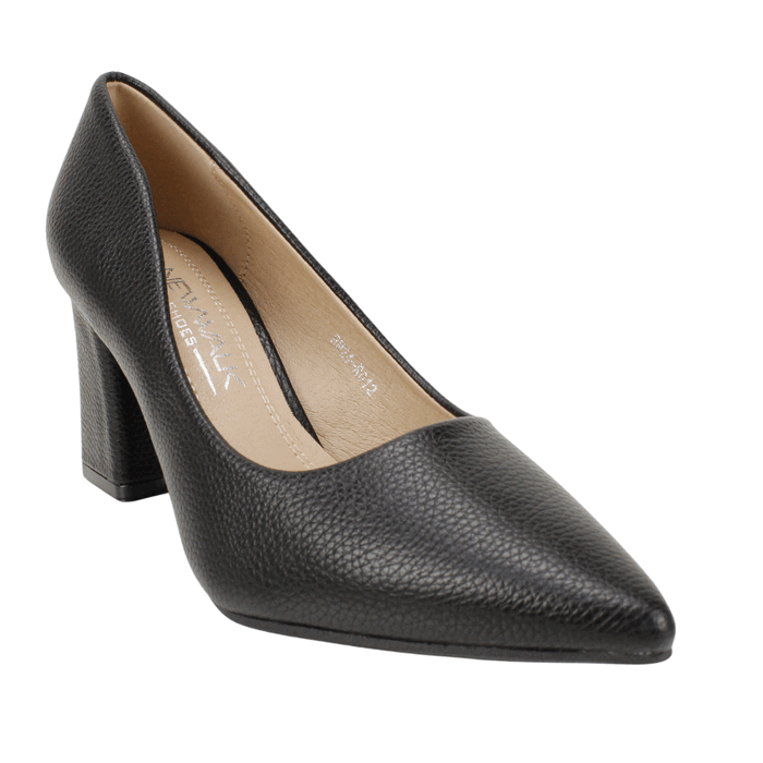 Zapato New Walk Fiesta Textura Negro 2 Zapato New Walk Fiesta Textura Negro - Imagen 2