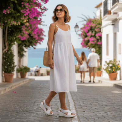 Sandalia New Walk Tiras Cruzadas Blanco 7 1f15bfa6 2695 4714 bc17 9ef070381a9d 3j8736 13 00 2