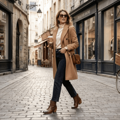 Alternative view of Botín Exs Vaquero Cuero Marrón