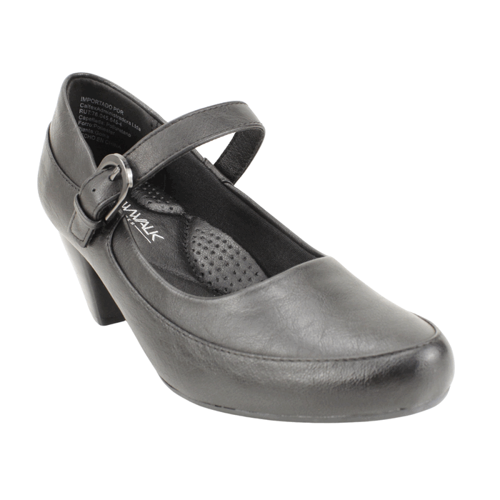 Zapato New Walk Cuequero Confort Negro 2 Zapato New Walk Cuequero Confort Negro - Imagen 2