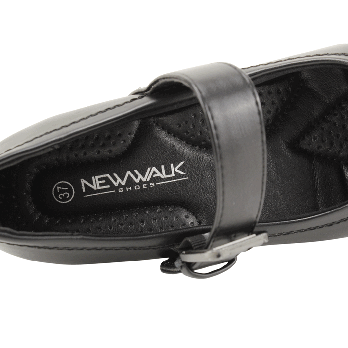 Zapato New Walk Cuequero Correa Negro 4 Zapato New Walk Cuequero Correa Negro - Imagen 4
