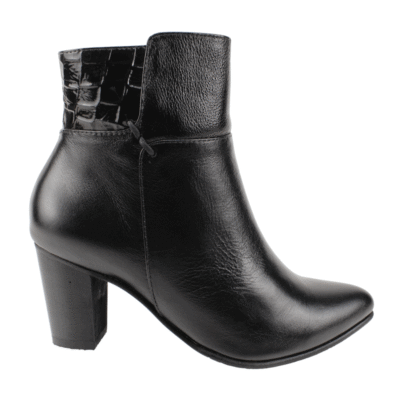 Botín Exs Fiesta Cuero Negro