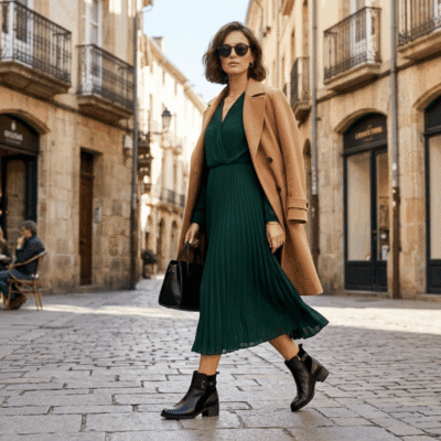 Alternative view of Botín Exs Multitexturas Cuero Negro