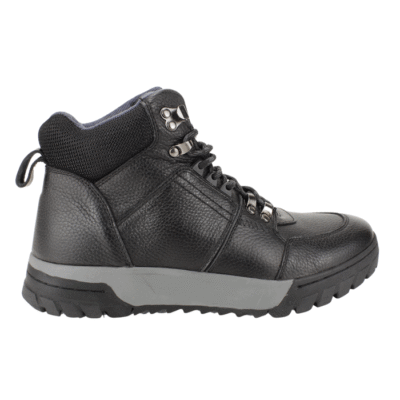 Botín Nat Geo Outdoor Cuero Texturado Negro