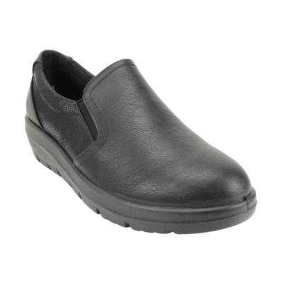Alternative view of Zapato New Walk Confort Elasticado Negro