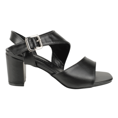 Sandalia New Walk Asimétrica Negra