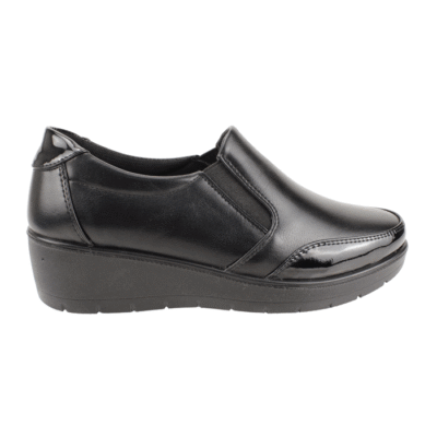 Zapato New Walk Plataforma Confort Negro