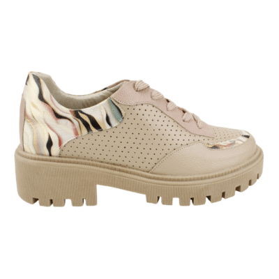 Zapato Exs Urbano Cuero Taupe