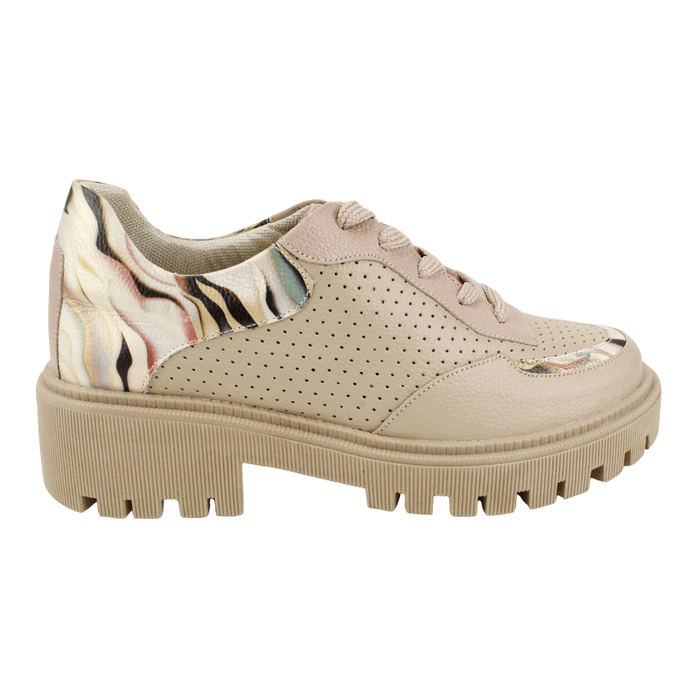 Zapato Exs Urbano Cuero Taupe 1 Zapato Exs Urbano Cuero Taupe