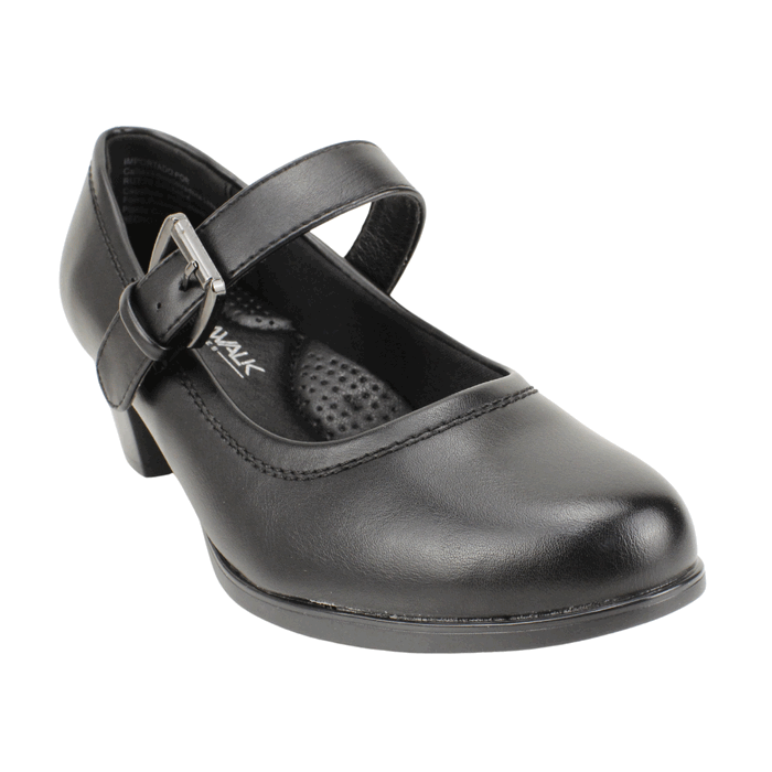 Zapato New Walk Cuequero Correa Negro 2 Zapato New Walk Cuequero Correa Negro - Imagen 2