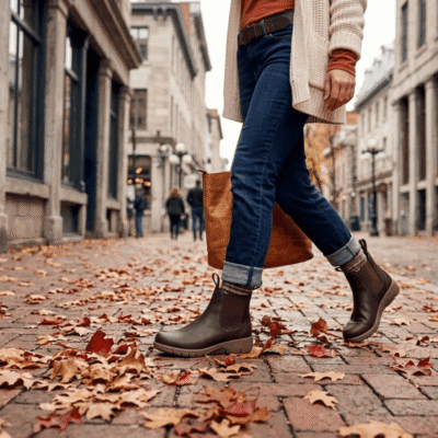 Alternative view of Botín New Walk Doble Tirador Negro