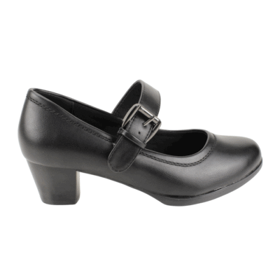 Zapato New Walk Cuequero Correa Negro