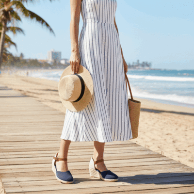 Alternative view of Alpargata New Walk Yute Azul Marino