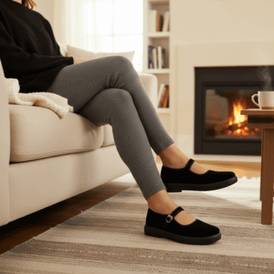 Alternative view of Zapato New Walk Microfibra Negro