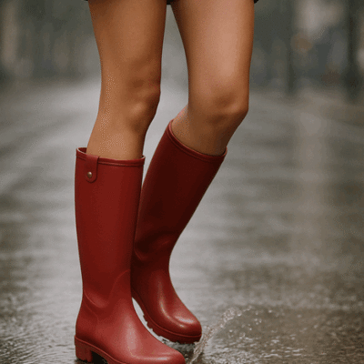 Alternative view of Bota de Agua New Walk Roja