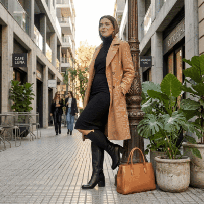 Alternative view of Bota Exs Cadena Cuero Negra