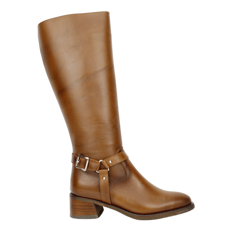 Bota Exs Equitación Cuero Marrón 1 Bota Exs Equitación Cuero Marrón